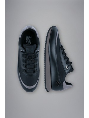 Paul & Shark  Erkek Deri Rahat Taban Günlük Kullanım Siyah Sneaker 13318007-011