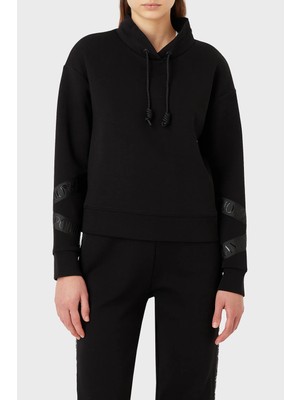 Emporio Armani Kadın Siyah Sweatshirt 6L2M6E 1JHSZ-0999