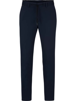 Boss Erkek Dokuma Kumaş Normal Bel Düz Model Lacivert Pantolon 50502477-404