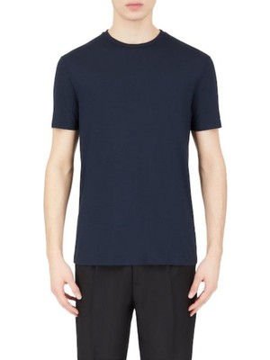 Emporio Armani Erkek Basic Bisiklet Yaka Kısa Kollu Lacivert T-Shirt 8N1T8V 1Jq2Z-0922
