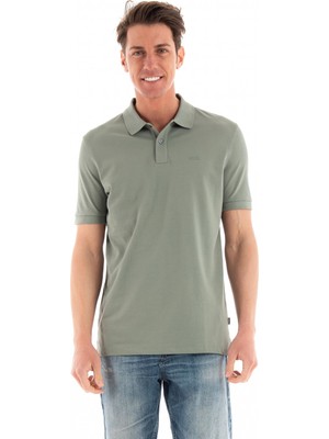 Boss Erkek Regular Fit Kısa Kollu Polo Yaka Yeşil 2 Polo Yaka T-Shirt 50468301-343