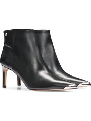 Boss Kadın Marka Logolu Düz Taban Kaydırmaz Günlük Kullanım Siyah Bot & Bootie 50503670-001