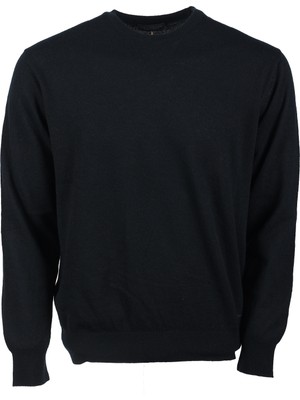 Paul & Shark  Erkek Marka Logo Detaylı Regular Fit Uzun Kollu Lacivert Kazak P20P1534-050