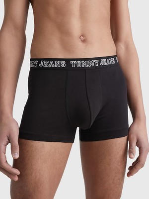 Tommy Hilfiger Erkek Dokuma Kumaş  Normal Bel  Düz Model Yeşil Boxer UM0UM02850-0V3