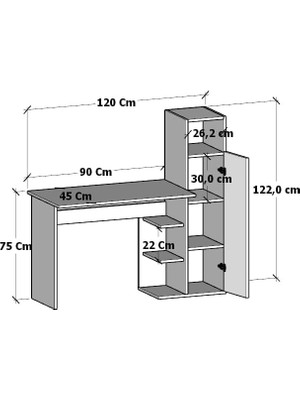 Dolaplı Çalışma Masası