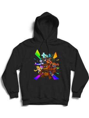 The Fame Five Nights At Freddy's, 5naf, Fnaf, VRS22, Oyun, Game Kapüşonlu Sweatshirt Hoodie