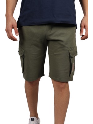 Paul & Shark  Erkek Pamuklu Regular Fit Düz Haki Şort 21411930-270