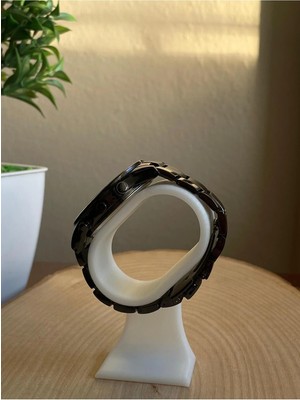 The Plasti Beyaz Saat Tutucu Stand