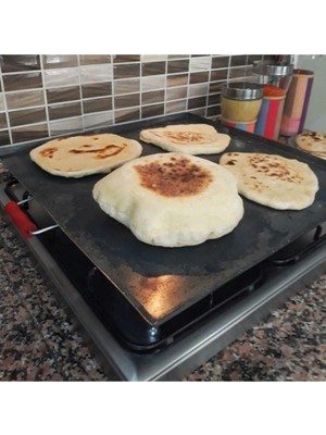 First Work Ocak Üstü Kare Sac Bazlama Börek Katmer Sacı