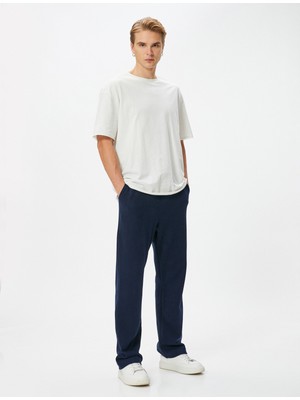 Koton Oversize Eşofman Altı Beli Bağcıklı Bol Paça Cep Detaylı