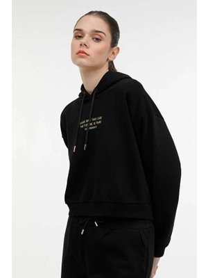 Lumberjack A10145064608010 101450646 3W Wl Bena-B 17GF23 3pr Lumberjack Kadın Sweat Sıyah