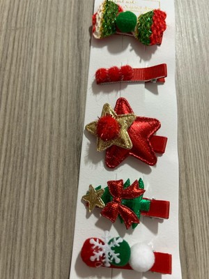 No39 Company Yılbaşı Temalı Renkli 5Li Pens Toka