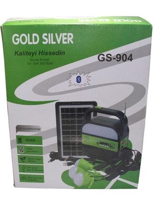 Gold Silver Enfago-Gold Silver GS-904 Güneş Enerjili Solar Lamba