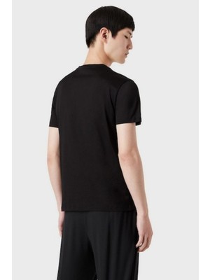 Emporio Armani Erkek Kısa Kollu Pamuklu Siyah T-Shirt 8N1T84 1Jq3Z-0999