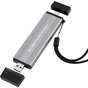 M.2 Nvme Pcıe SSD Muhafaza Kutusu, USB C 3.1 Gen 2 Usb3.0 - M.2 M Anahtar HDD Muhafazası Için 2230 2242 2260 2280 (Yurt Dışından)