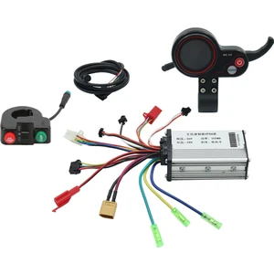 36V 500W Denetleyici MR-100 LCD Ekran Metre Pano + Elektrikli Scooter Için Anahtar Düğmesi (Yurt Dışından)