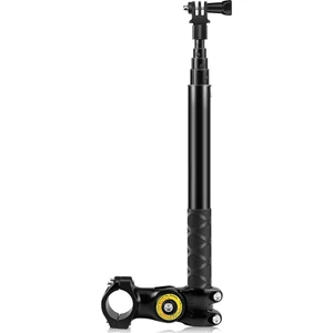 Motosiklet Bisiklet Gidon Fikstürü Telefon Kamera Montaj Braketi Adaptörü ve Insta 360 X3/one X2/one R Için Monopod Standı (Yurt Dışından)