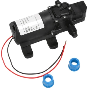 Siyah Dc 12V 60W Yüksek Basınçlı Mini Membran Su Pompası Otomatik Kapanma 5l / Dak (Yurt Dışından)