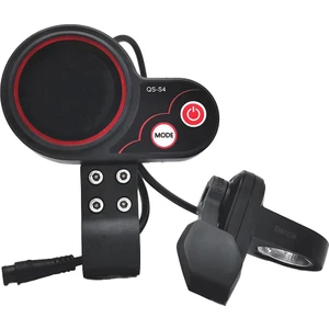 Qs-S4 48V-60V Başparmak Gaz LCD Ekran Kiti Sıfır 8 9 10 8x 10X Elektrikli Scooter 6pın Ekran Aksesuarları (Yurt Dışından)