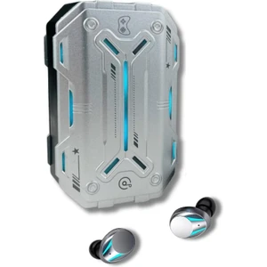 M99 Plus Bluetooth Kulaklık Kulakiçi Kablosuz Oyuncu Kulaklıkları Işıklı Android-Iphone Uyumlu Gri