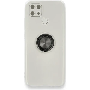 Samsung Galaxy A12 Kılıf Gros Yüzüklü Şeffaf Silikon