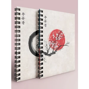 Kareli ve Çizgili Defter Takımı - A5 - Çelik Spiral - 2X80 Sayfa