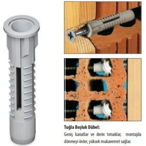 Tuğla Boşluk Dübeli 12 mm (PK/250 Adet)