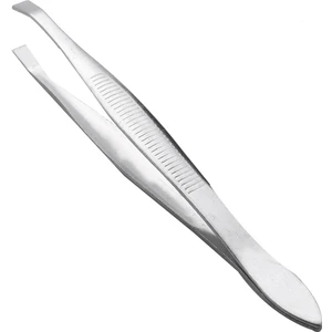 Bayan Için Gümüş Ton Eğimli Düz Uç Metal Saç Kaş Cımbız Kozmetik Aracı (Yurt Dışından)