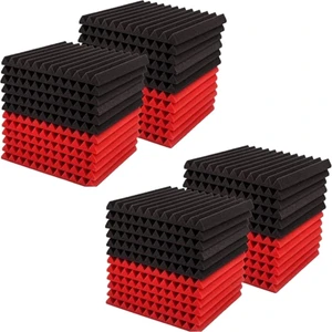 50 Adet Ses Yalıtım Levhası Ses Yalıtım Stüdyosu Köpük, Duvar Ses Yalıtım Levhası, Ev Stüdyosu Için, 2.5x 30X 30 cm (Yurt Dışından)