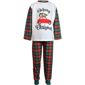 Yeni Yıl Baskılı Yeşil Pijama Takımı