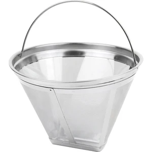 Kahve Filtresi Kahve Makinesi Yeniden Kullanılabilir Paslanmaz Çelik Ninja Kahve Makinesi Için 4 Koni Kahve Filtreleri, Aksesuarlar (Yurt Dışından)