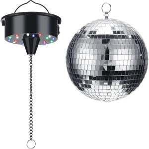 Işık ve Disko Topu ile Güçlendirilmiş Disko Topu Işığı ile Disko Topu Dekoru, Noel Partisi, Dj Kulübü Parti Malzemeleri (Yurt Dışından)