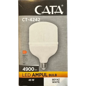 CT-4242 45W 6400K (Beyaz Işık) E27 Duylu LED Torch Ampul