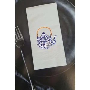 Bleu Blanc Demlik Konuşan Peçete Sunum Peçetesi