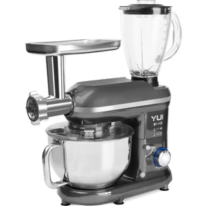 M120 Multi-fonksiyonel 3'ü Bir Arada Stand Mikser Kıyma Setli Ve Blender Özellikli Gri