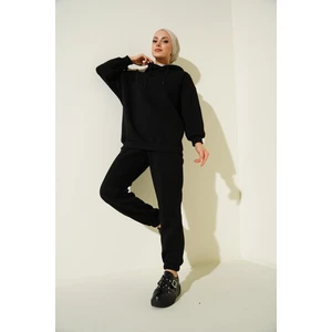 55434 Oversize Eşofman Takımı - Siyah