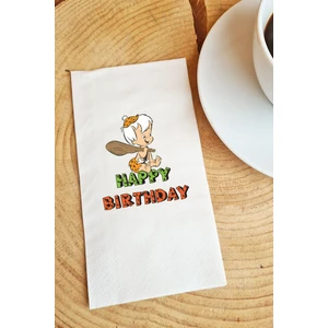Sunum Peçetesi Bambam Happy Birthday Kağıt Peçete
