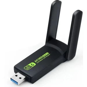 1800 Mbps Wifi6 Usb3.0 Dualband Wifi Adaptörü Freedriver 2.4g/5ghz