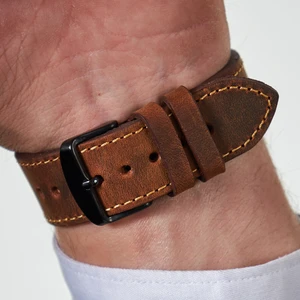 Huawei Watch Gt Gt2 E GT2E GT2PRO Gt3 Gt3 Pro Huawei Watch 4 Pro Ultimate Deri Kordon Kayış 46 22MM Taba