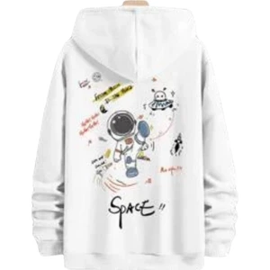 Grımy Unısex Space Baskılı Oversıze Sweatshırt