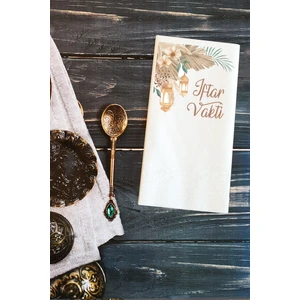 Sunum Peçetesi İftar Vakti Yazılı Ramazan Konuşan Kağıt Peçete