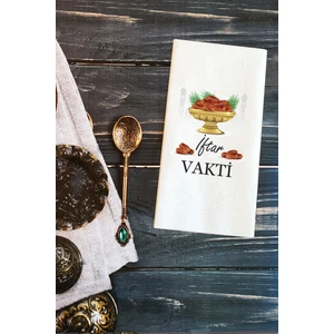 Sunum Peçetesi İftar Vakti Yazılı Ramazan Konuşan Kağıt Peçete