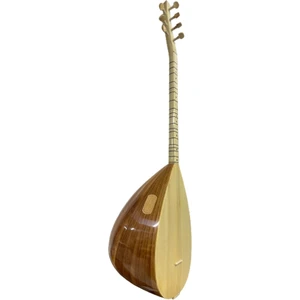 Bade Müzik Kısa Sap Bağlama Amerikan Cevizi Ağacı Profesyonel Çift Kafes
