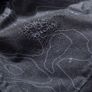 Quechua Çocuk Outdoor Yağmurluk - 7/15 Yaş - Gri/Siyah - MH100