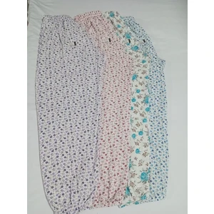 İç Dünyam Uzun 4'lü Paket Anne Donu & Pazen & Çiçekli Lastik'li Pijama