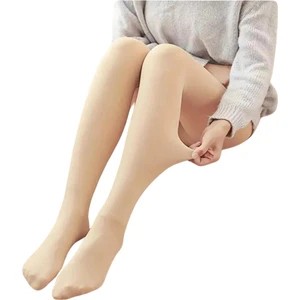 Emba Korse Kadın İçi Peluşlu Polarlı Termal Kışlık Ten Rengi Çorap