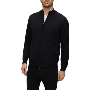 Erkek Marka Logo Detaylı Dik Yaka Fermuar Kapamalı Siyah Ceket 50476347-001