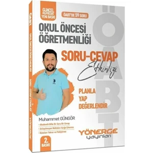Yönerge Yayınları Öabt Okul Öncesi Öğretmenliği Soru Cevap Etkinliği