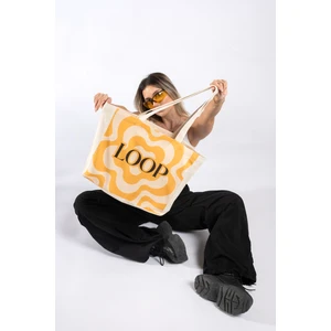 The Lycos "loop" Canvas Tote Omuz ve Plaj Çantas