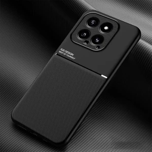 Xiaomi 14 Ovma Deseni Manyetik Çekim Cep Telefonu Kılıfı (Yurt Dışından)